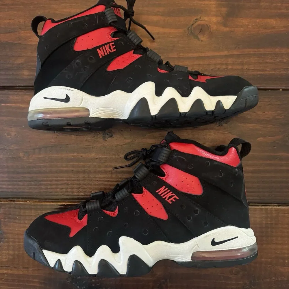 Nike Air Max 2 CB '94 Charles Barkley Black Red Shoes